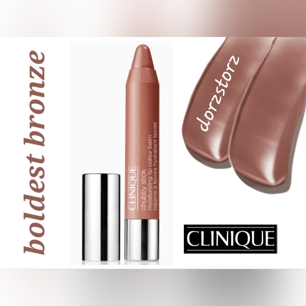 Clinique Chubby Stick Moisturizing Lip Balm *26 BOLDEST BRONZE* / 0.10 oz / NIB